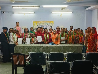 રાજકોટ જિલ્લા કોંગ્રેસ મૉવડી મંડળની ઉપસ્થિતિમાં  જસદણ વીંછીયા શહેર તાલુકા કોંગ્રેસ સમિતિના મહિલા પ્રમુખોની વરણી  ને આગેવાનો દ્વારા આવકાર