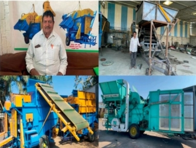મેક ઇન જસદણ દેશનાં સીમાડા કૂદી આફ્રિકા સુધી પહોંચતો થ્રેશર ઉદ્યોગ એન્જિનિયરિંગની ડિગ્રી વગર કોઠાસૂઝથી આધુનિક મશીન બનાવતા  કારીગરોની કરામત