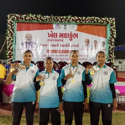 રાજપીપળા ખાતે યોજાયેલ રાજ્ય કક્ષાના ખેલ મહાકુંભમાં વિછીયાની નિશા રાજપરા ઍ ગોલ્ડ મેડલ હાંસલ કરી પંચાળનુ ગૌરવ વધાર્યું