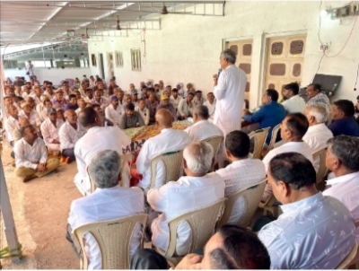 જસદણના સાણથલી ઈશ્વરીયા કાનપર થૉરખાણ પંથકમાં રૂ,16. કરોડના  ખર્ચે પુલ,સી,સી,રૉડ બ્રિજ,રસ્તાનુ મંત્રી કુંવરજીભાઈઍ ખાતમુહૂર્ત  કરતા ગ્રામ્ય જનૉ ખુશખુશાલ