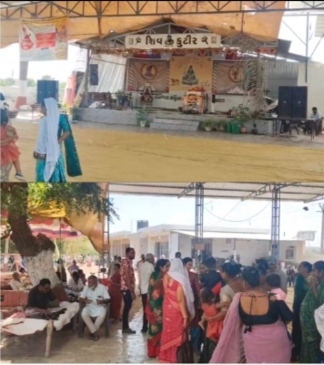 જસદણના રામેશ્વર મંદિરે હજારો લોકો  શિવ કથા શ્રવણ તથા મહા પ્રસાદનો લાભ લઇ ધન્યતા અનુભવે છે સૅવક  ભરતભાઈ છાયાણી 