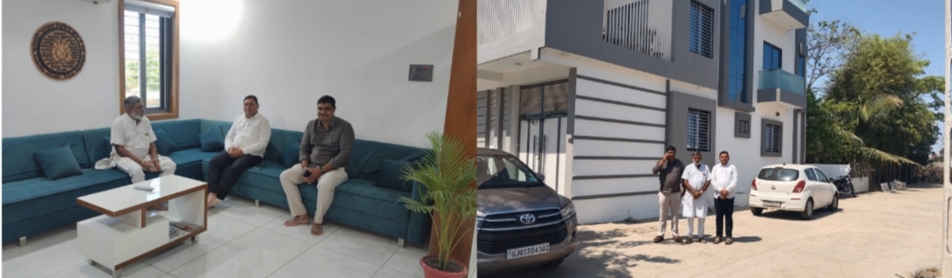 જસદણના  ઉધોગપતિ ભુપતભાઇ ભાયાણી  શિક્ષણવિદ  કમલેશભાઈ હિરપરા ઍ પંચાળ ન્યુઝ ચૉહલીયા ફાર્મ  તથા જય અંબાજી માં નિવાસની શુભેચ્છા મુલાકાત લીધી 