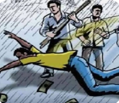 જસદણના નાની લાખાવડમાં ફોનમાં મેસેજ કરવા બાબતે 3 શખ્સૉનૉ  ઘરમાં ઘૂસી દંપતિ પર  ઢીકા પાટું અનૅ ધોકાથી હુમલો પોલીસે તપાસ આદરી