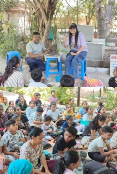જસદણના જિલેશ્વર પાર્ક ખાતે બાળકોમાં સર્જનાત્મકતા વિકસે તેવા હેતુથી ભવાની આર્ટ દ્વારા હસ્તકલા કેમ્પ યોજાયો