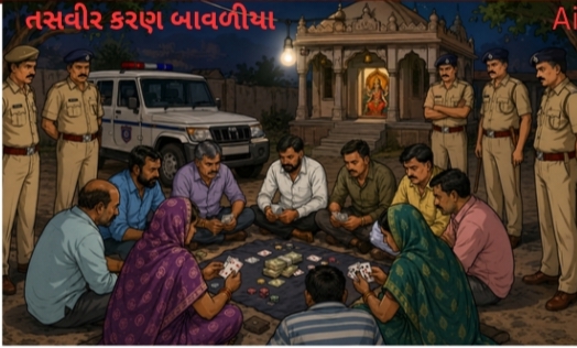 આટકોટના મોટા દડવામાં જુગાર રમતા બે મહિલા સહીત નવ ઝબ્બૅ રૂ ૨૭ હજાર નો મુદ્દામાલ જપ્ત