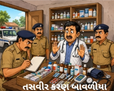 સરધાર ના હલેન્ડા ગામે લોકોના આરોગ્ય સાથે ચેડા કરતો બોગસ તબીબ મુન્નાભાઈ એમબીબીએસ ઝડપાયો