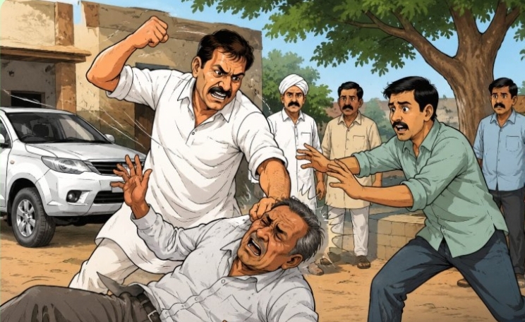 રાજકોટના ખેડૂત પર  કોટડાસાંગાણીના અરડોઈ ગામે અગાઉ જમીન વાવતા ભાગ્યા નો હુમલો, પુત્રને પણ ફટકાર્યો ગુનૉ દાખલ