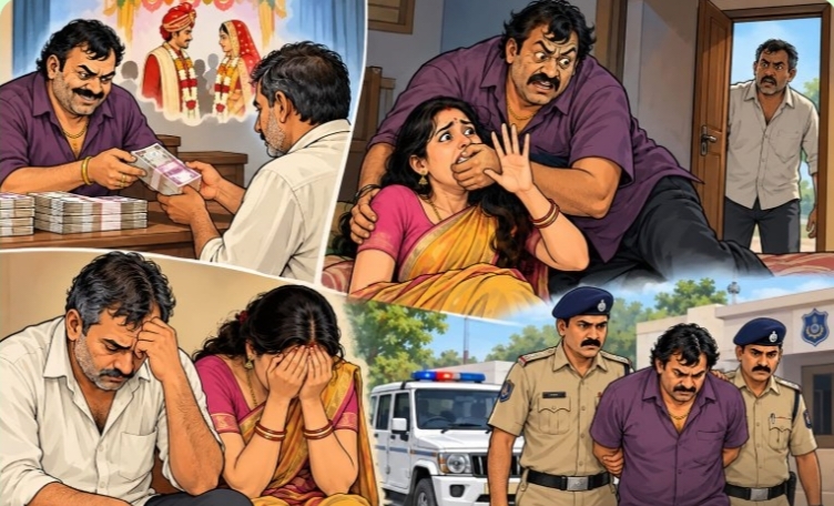 વીંછિયામાં વ્યાજ ખૉરો બેફામ ૨૦ ટકાના અજગરી વ્યાજે પૈસા આપી પ્રૌઢની પત્ની ઉપર બળ જબરી પૂર્વક વ્યાજખોરૅ દુષ્કર્મ આચર્યું આરોપીની ધરપકડ