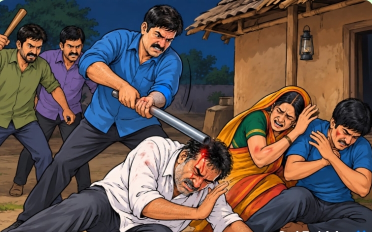 જસદણના ભાડલા વેરાવળની સીમમાં લાખણકાના વ્યાજખોરનો 45 વર્ષીય શ્રમિક પર લોખંડના પાઇપથી હુમલો ગુનો નોંધાયો