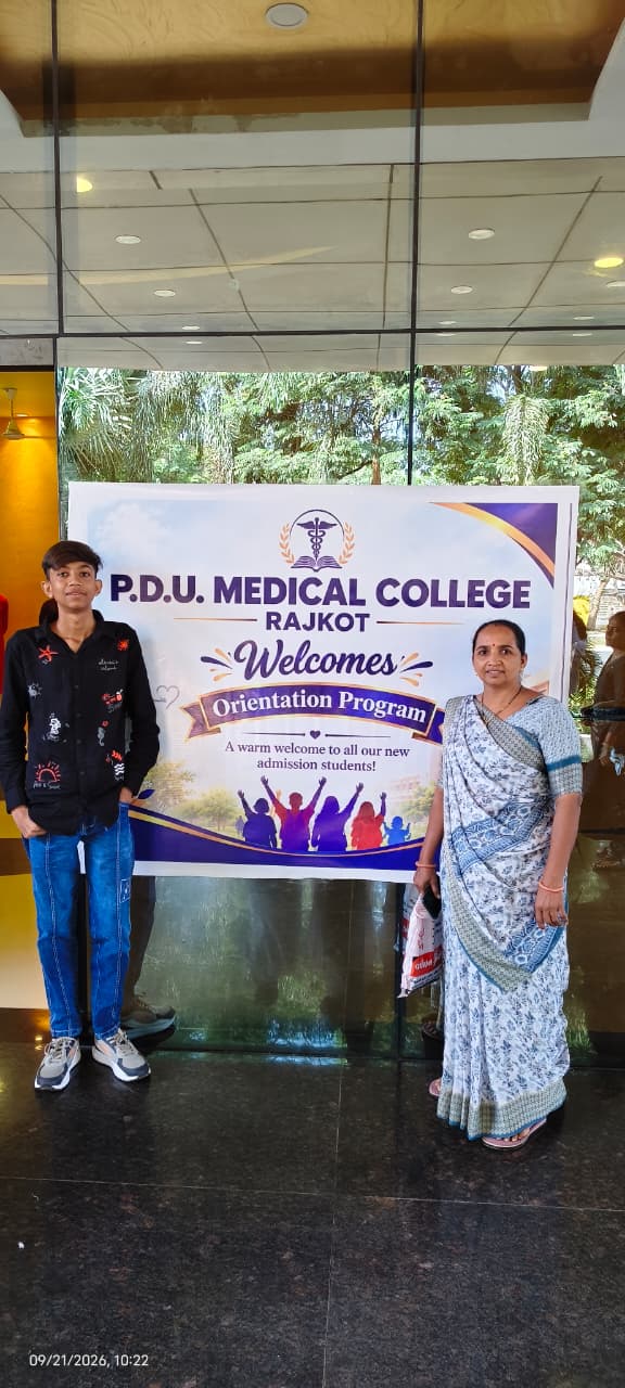 ગઢડાના લીંબાળીના રાહુલ મકવાણાએ MBBS માં પ્રવેશ મેળવી સમાજ અને રામપરા પ્રાથમિક શાળાનું ગૌરવ વધારતા ગ્રામજનોએ શુભેચ્છાઓ પાઠવી