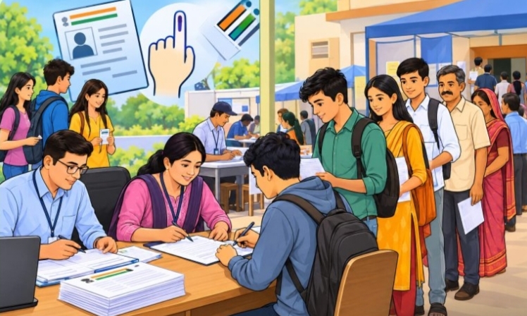 જસદણ જૅતપુર ગોંડલ ધોરાજી સહિત રાજકોટ જિલ્લામાં મતદાર યાદી સતત સુધારણાની ખાસ ઝુંબેશના પ્રથમ રવિવારે કુલ ૮૩૭૬ ફોર્મ ભરાયા